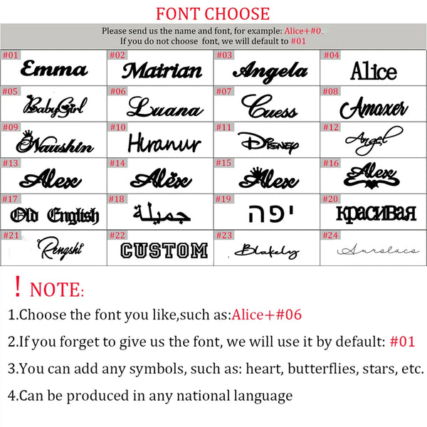 Custom Name Necklace for Women Personalised Cursive Letter Pendant Stainless Steel Jewelry Men Chain Choker Collar Personalizado