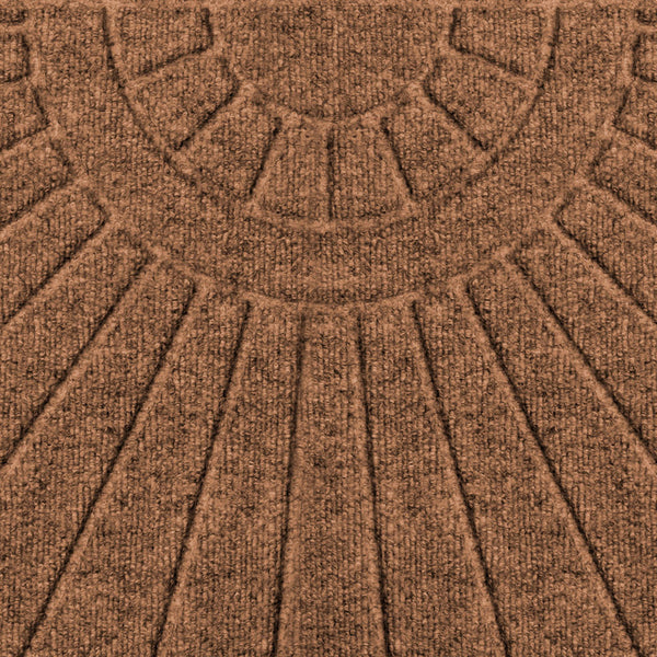 WaterHog Sunburst Half Round Indoor Outdoor Doormat