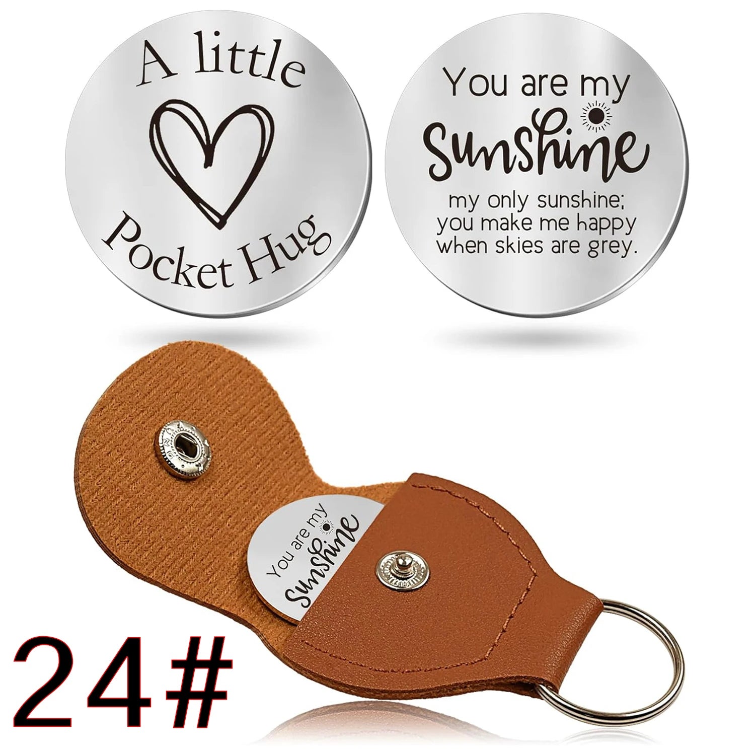 44 styles to choose from Pocket Hug Token Gifts for Men Boyfriend Girlfriend Inspirational Gift for Son Daughter Brother with