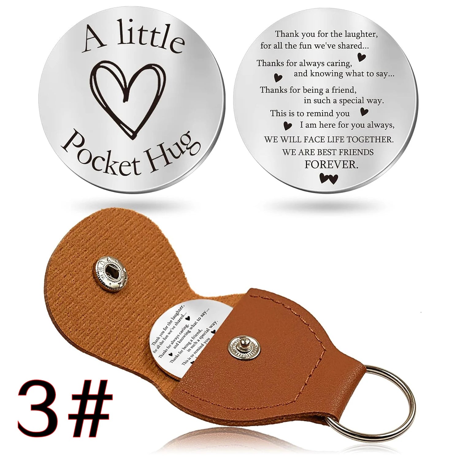 44 styles to choose from Pocket Hug Token Gifts for Men Boyfriend Girlfriend Inspirational Gift for Son Daughter Brother with