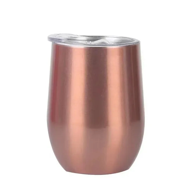 360ml 12oz Thermal Insulated Stainless Steel Tumbler Double Wall Water Bottle Portable To Go Coffee Mug Travel Dinking Cup