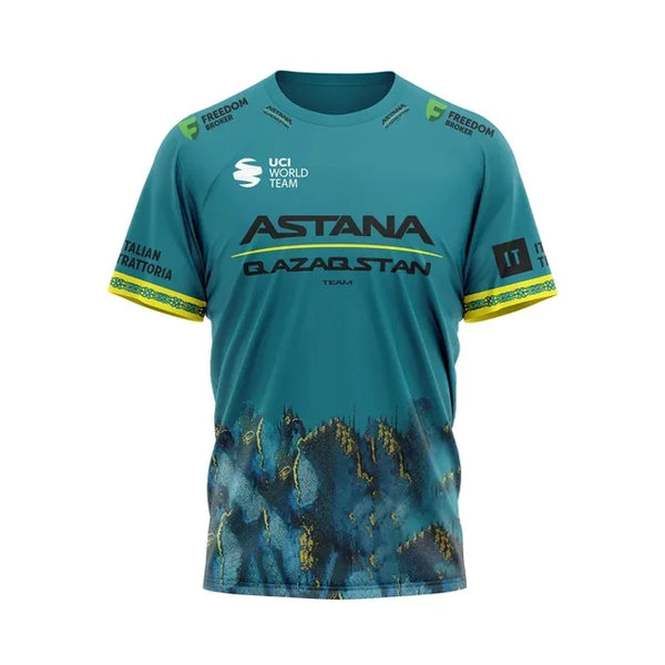 Camiseta de Ciclismo de gran tamaño para hombres y mujeres, ropa deportiva de competición, camiseta de manga corta, Tops de Fitness al aire libre, nueva