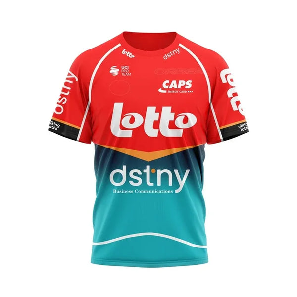 Camiseta de Ciclismo de gran tamaño para hombres y mujeres, ropa deportiva de competición, camiseta de manga corta, Tops de Fitness al aire libre, nueva