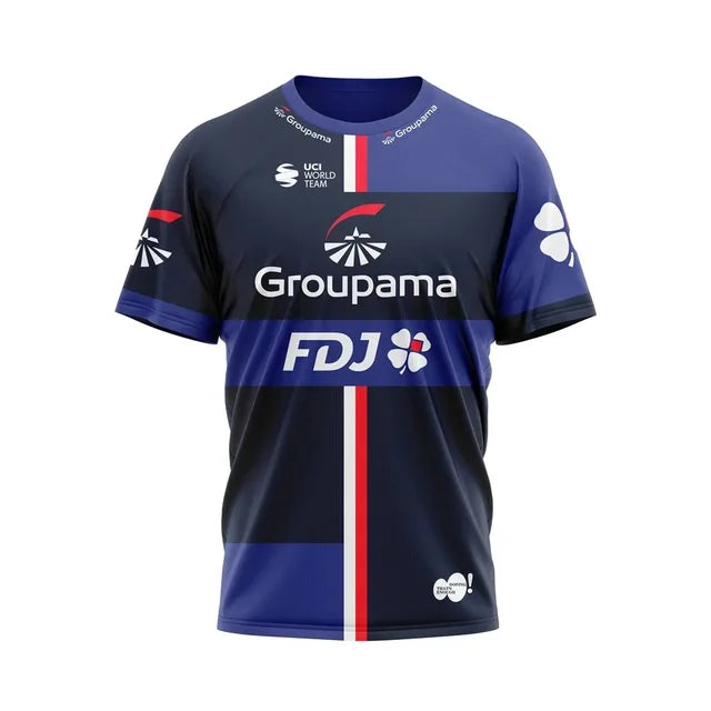 Camiseta de Ciclismo de gran tamaño para hombres y mujeres, ropa deportiva de competición, camiseta de manga corta, Tops de Fitness al aire libre, nueva