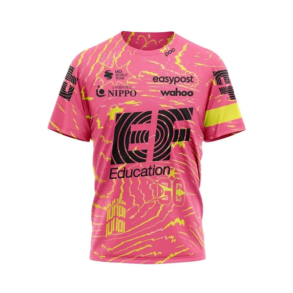 Camiseta de Ciclismo de gran tamaño para hombres y mujeres, ropa deportiva de competición, camiseta de manga corta, Tops de Fitness al aire libre, nueva