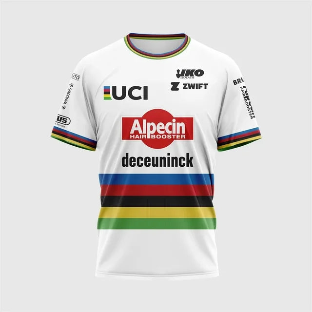 Camiseta de Ciclismo de gran tamaño para hombres y mujeres, ropa deportiva de competición, camiseta de manga corta, Tops de Fitness al aire libre, nueva