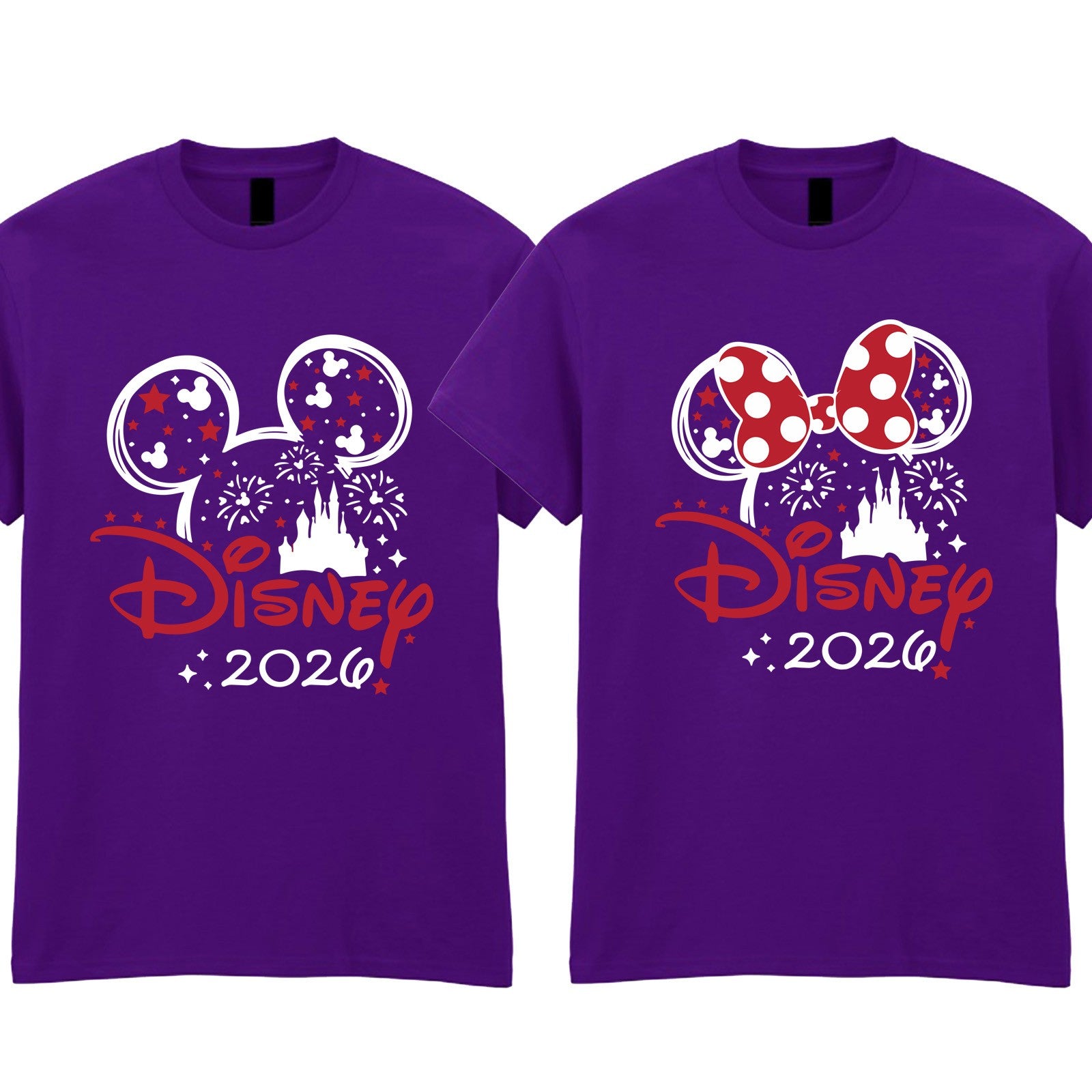 Disney Trip 2026 Family Matching T Shirt Minnie Disneyland Holiday T-Shirt Gift