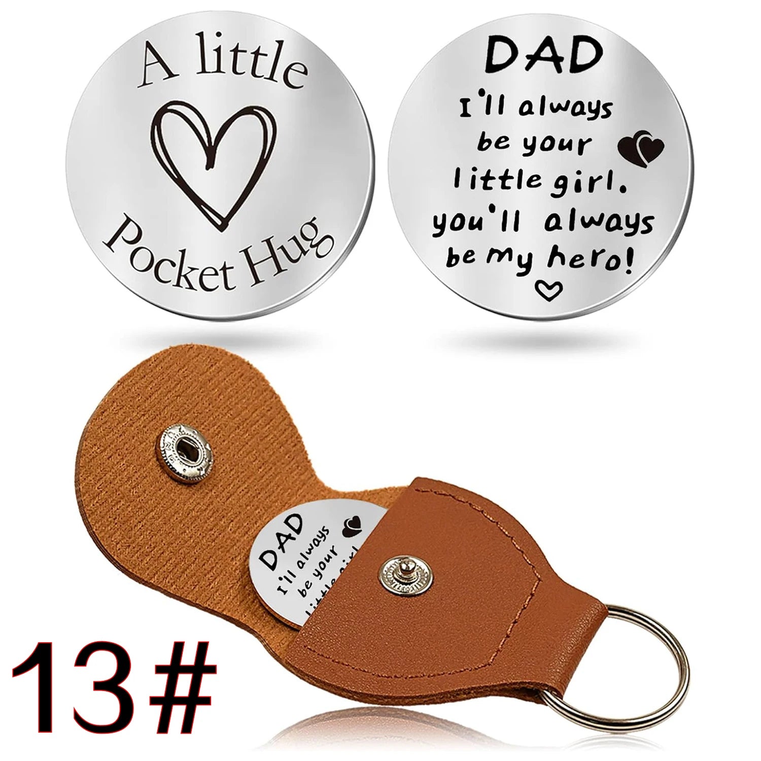 44 styles to choose from Pocket Hug Token Gifts for Men Boyfriend Girlfriend Inspirational Gift for Son Daughter Brother with