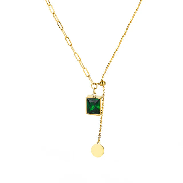 Zircon Heart Cross Necklaces For Women Vintage Geometric Surrounded By Vines Choker Necklace Aesthetic Fashion Jewelry Gift 2024