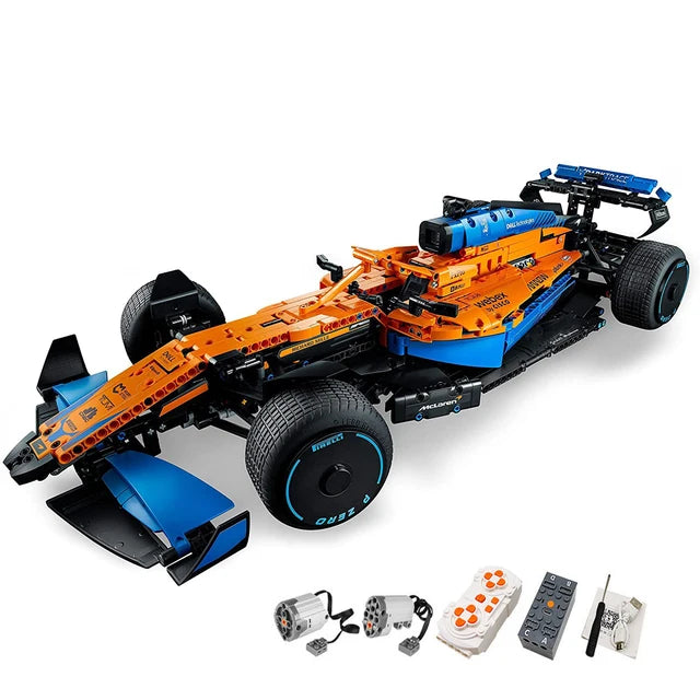 Technical Classic Formula F1 Racing Remote Control Car Moc Bricks Buiding Blocks Model Kit DIY Toys For Boys Children Gift Decor