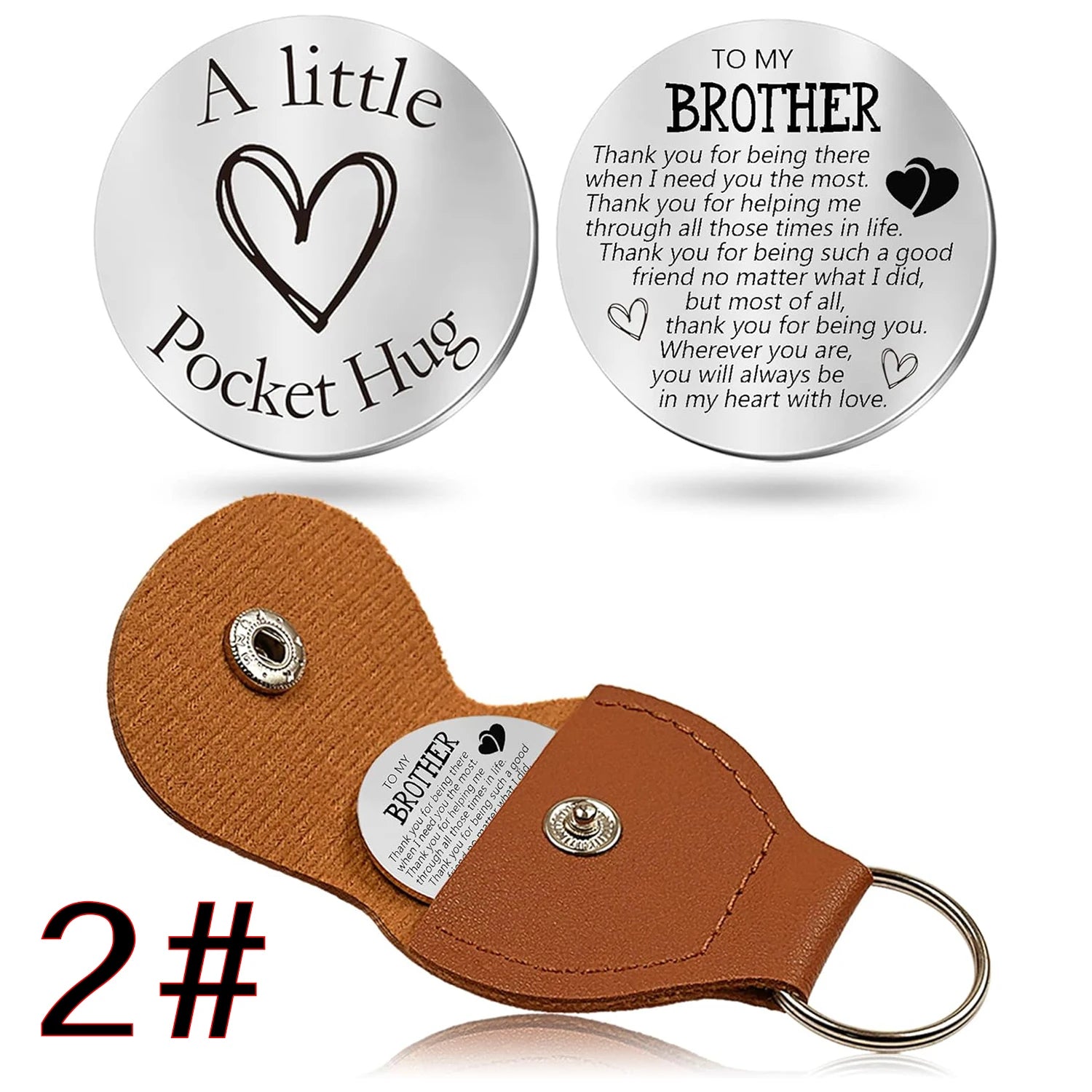 44 styles to choose from Pocket Hug Token Gifts for Men Boyfriend Girlfriend Inspirational Gift for Son Daughter Brother with