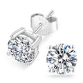0.2-3ct Moissanite VVS Lab Created Diamond Stud Gifts 14K Gold Plated S925 Sterling Silver Hypoallergenic Earrings for Women Men