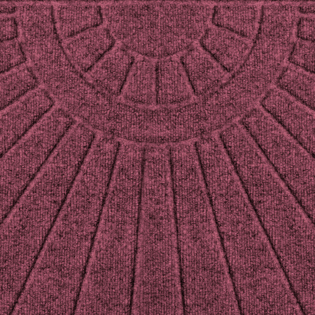 WaterHog Sunburst Half Round Indoor Outdoor Doormat