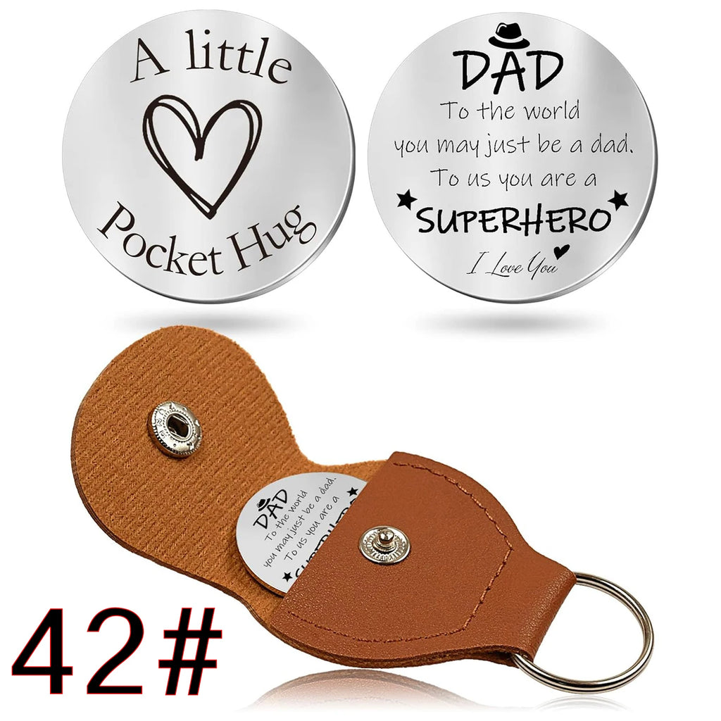 44 styles to choose from Pocket Hug Token Gifts for Men Boyfriend Girlfriend Inspirational Gift for Son Daughter Brother with