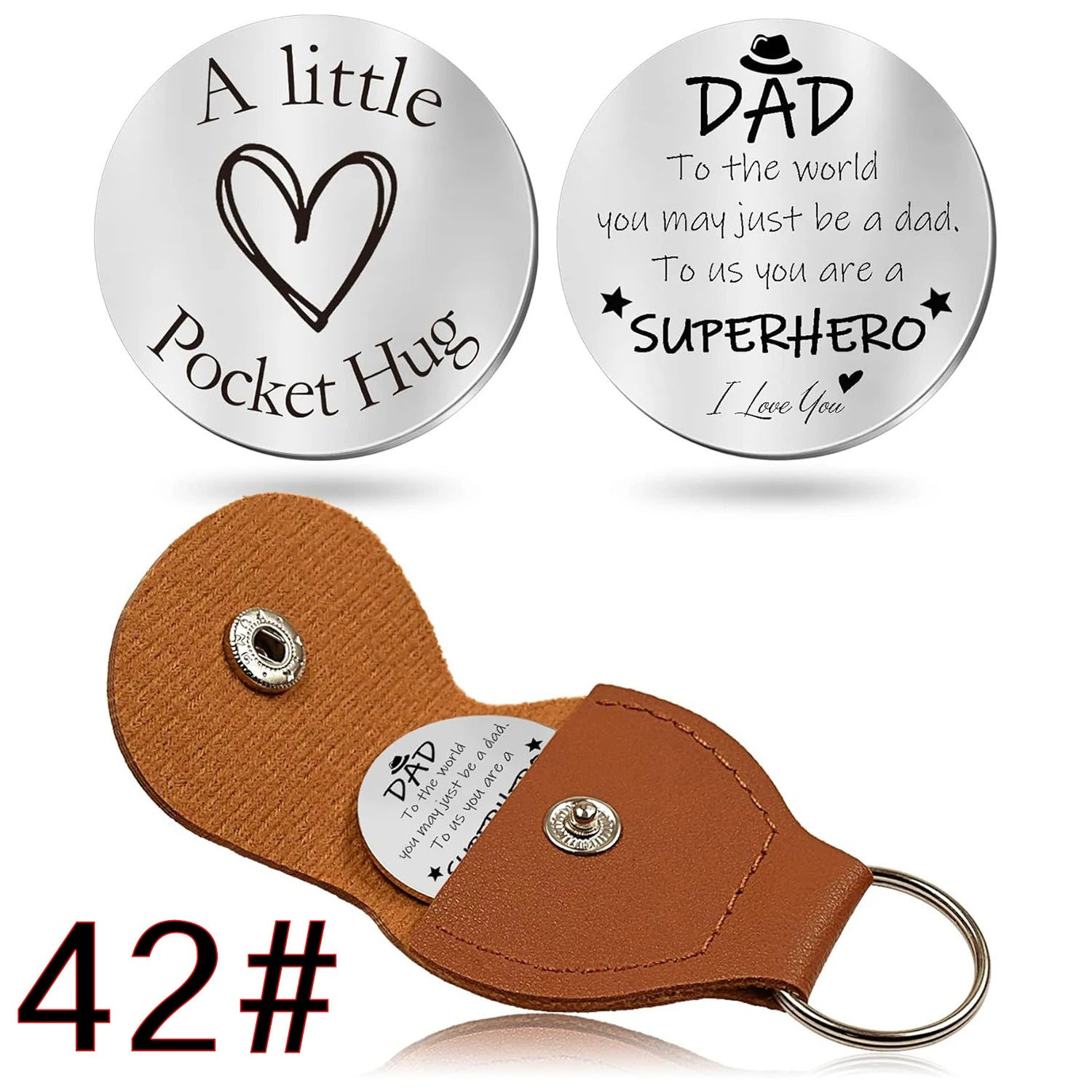 44 styles to choose from Pocket Hug Token Gifts for Men Boyfriend Girlfriend Inspirational Gift for Son Daughter Brother with