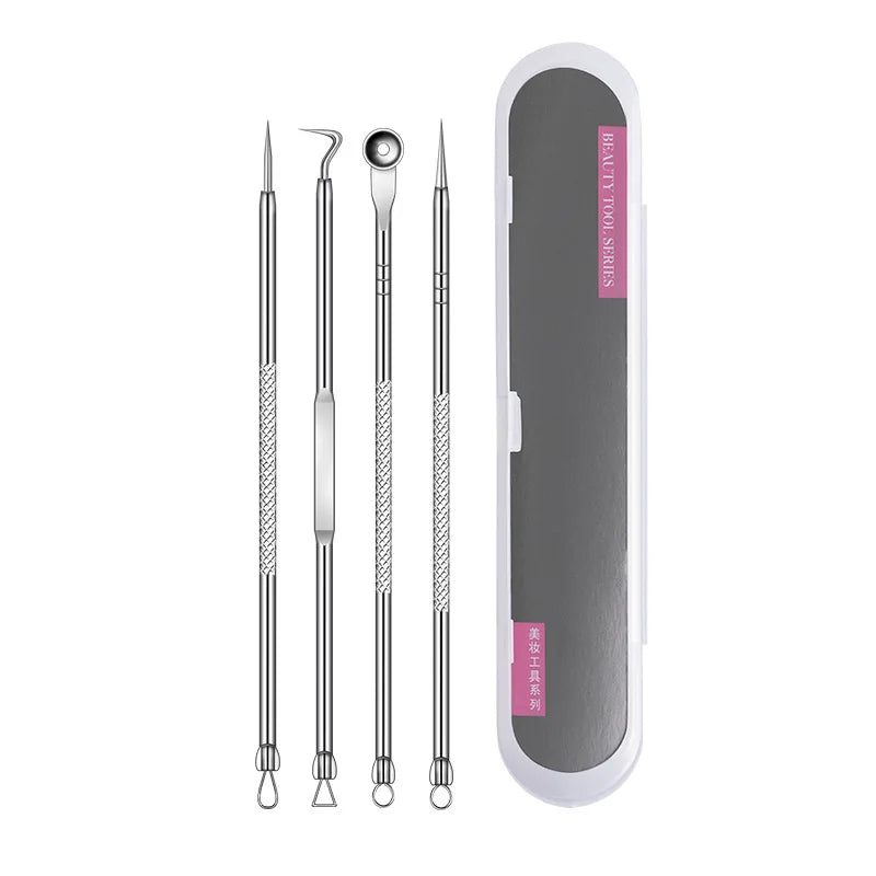 Cell Pimples Blackhead Remover Clip Ultra-fine Tweezers Black Dots Blackhead Extractor Acne Needle Facial Cleaner Skin Care Tool