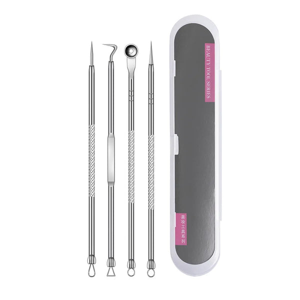 Cell Pimples Blackhead Remover Clip Ultra-fine Tweezers Black Dots Blackhead Extractor Acne Needle Facial Cleaner Skin Care Tool