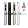 Waterproof Exterior Digital Electronic Ttlock Tuya Smart Locks Fingerprint Aluminum Steel Double Side Sliding Glass Door Lock