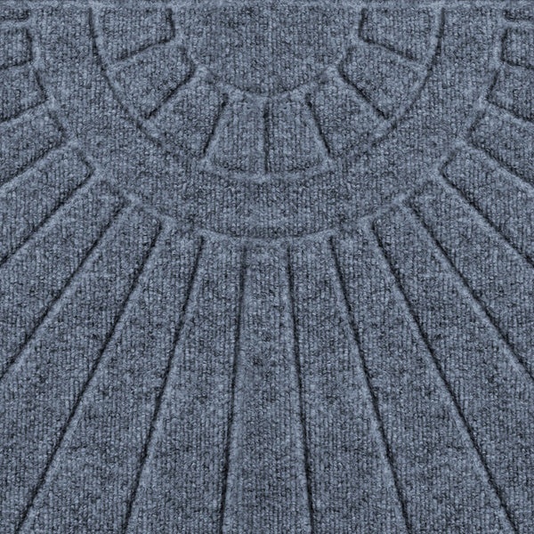WaterHog Sunburst Half Round Indoor Outdoor Doormat