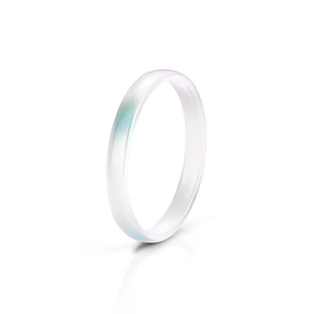 Romantic Sweet 9 Color Design Ceramic Rings Smooth Circular Ring For Women Men Goth Rock Finger Rings Jewelry Engagement Ring