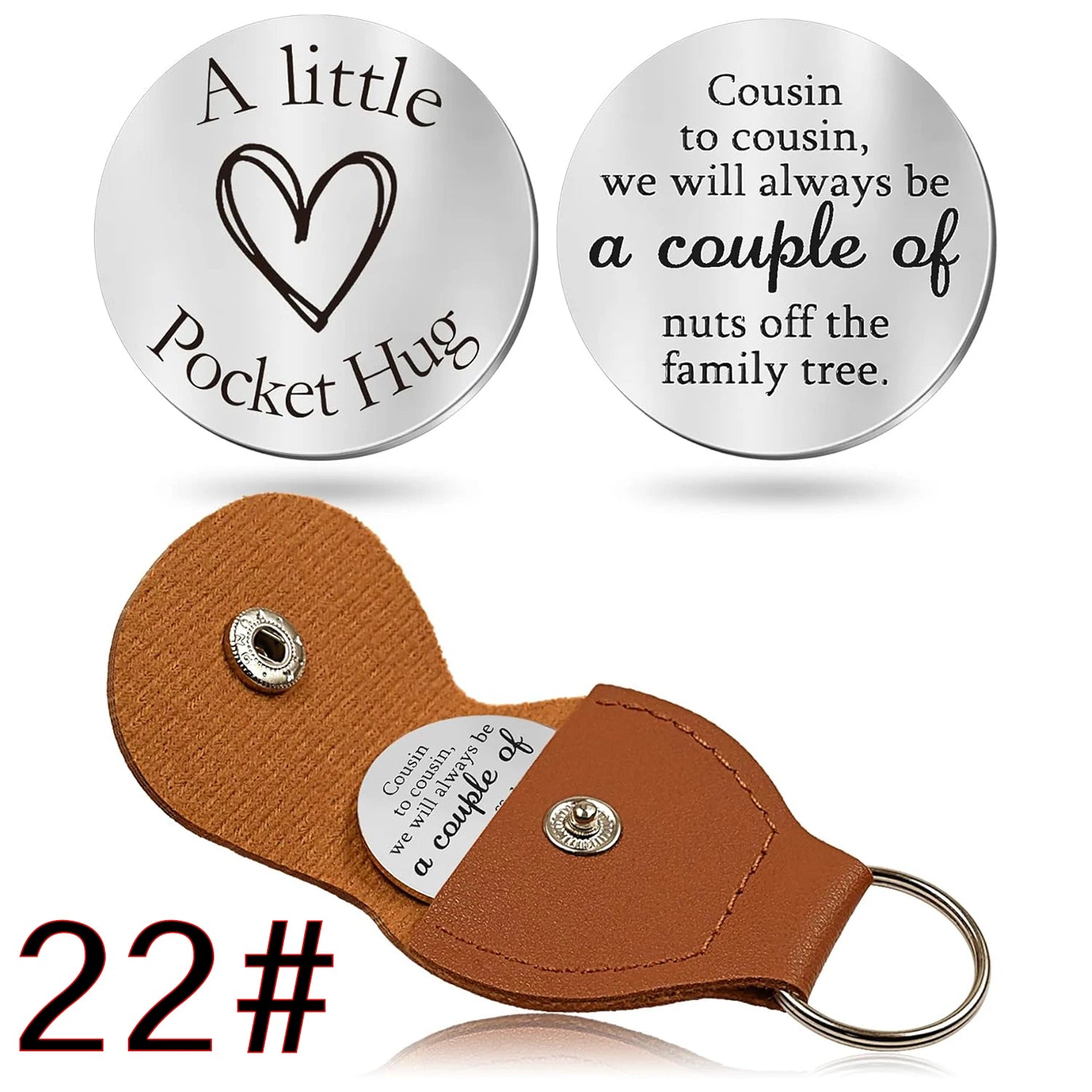 44 styles to choose from Pocket Hug Token Gifts for Men Boyfriend Girlfriend Inspirational Gift for Son Daughter Brother with