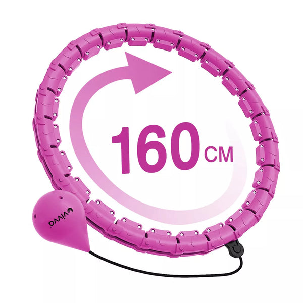 Fitness Smart Hula Hoop Detachable Weighted Hoops Lose Weight Sports 30/36 Knots
