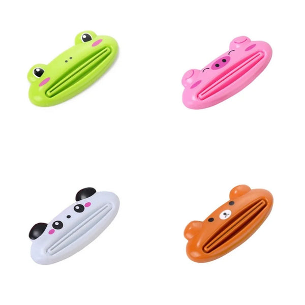 1pcs Cute Animal Multifunction Squeezer Toothpaste Squeezer Home Commodity Bathroom Tube Cartoon Toothpaste Dispenser