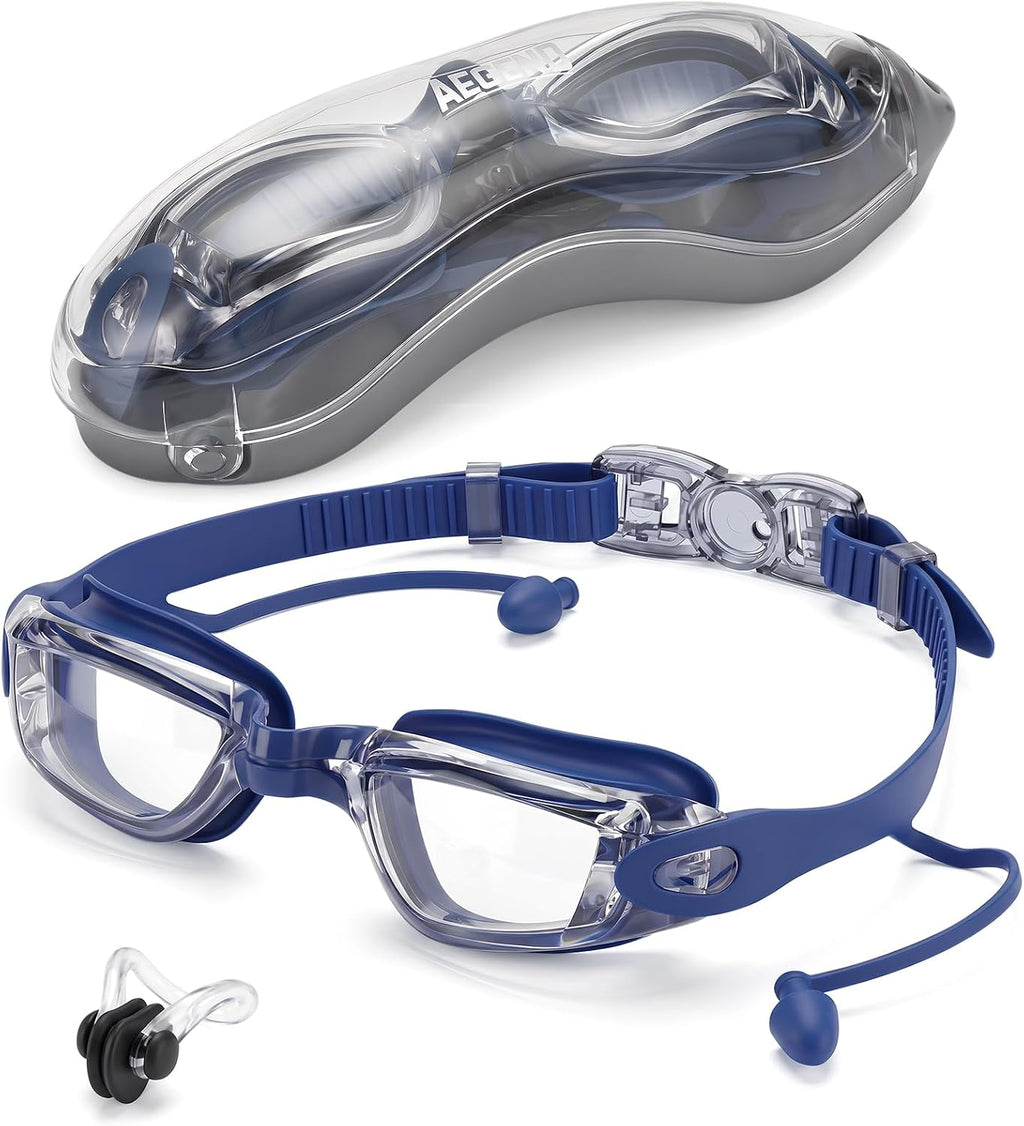 Aegend Swim Goggles, Swimming Goggles No Leaking Full Protection Adult Men Women Youth
