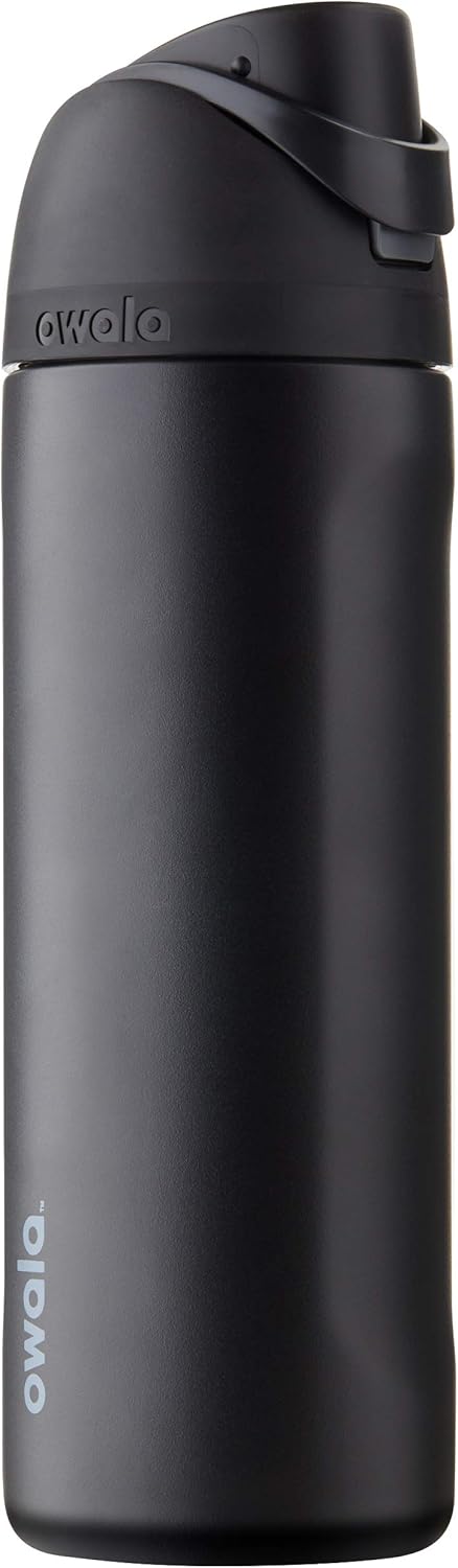 Owala FreeSip Insulated Stainless Steel Water Bottle with Straw for Sports and Travel, BPA-Free Sports Water Bottle, 32 oz, Candy Store