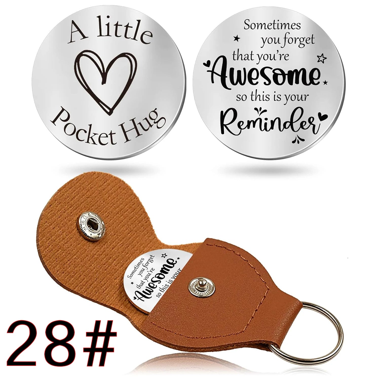 44 styles to choose from Pocket Hug Token Gifts for Men Boyfriend Girlfriend Inspirational Gift for Son Daughter Brother with