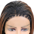 AIMEYA 13X4 Lace Wigs for Women Braided Box Braids Wig 500pieces Synthetic Lace Front Wig Braiding Wigs Natural Hairline Cosplay