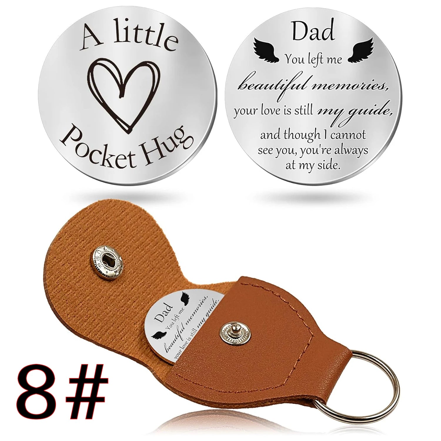 44 styles to choose from Pocket Hug Token Gifts for Men Boyfriend Girlfriend Inspirational Gift for Son Daughter Brother with