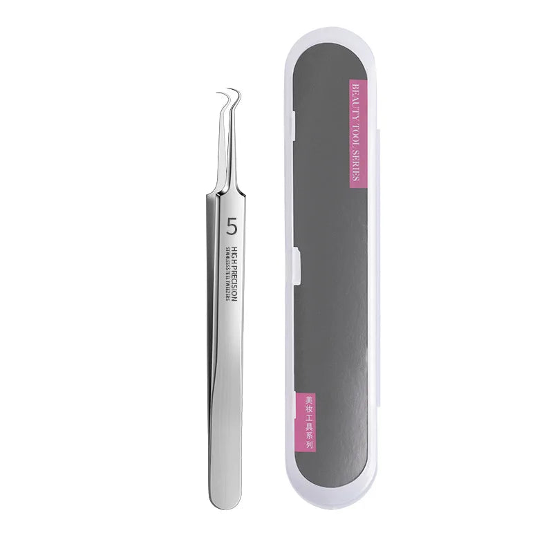 Cell Pimples Blackhead Remover Clip Ultra-fine Tweezers Black Dots Blackhead Extractor Acne Needle Facial Cleaner Skin Care Tool