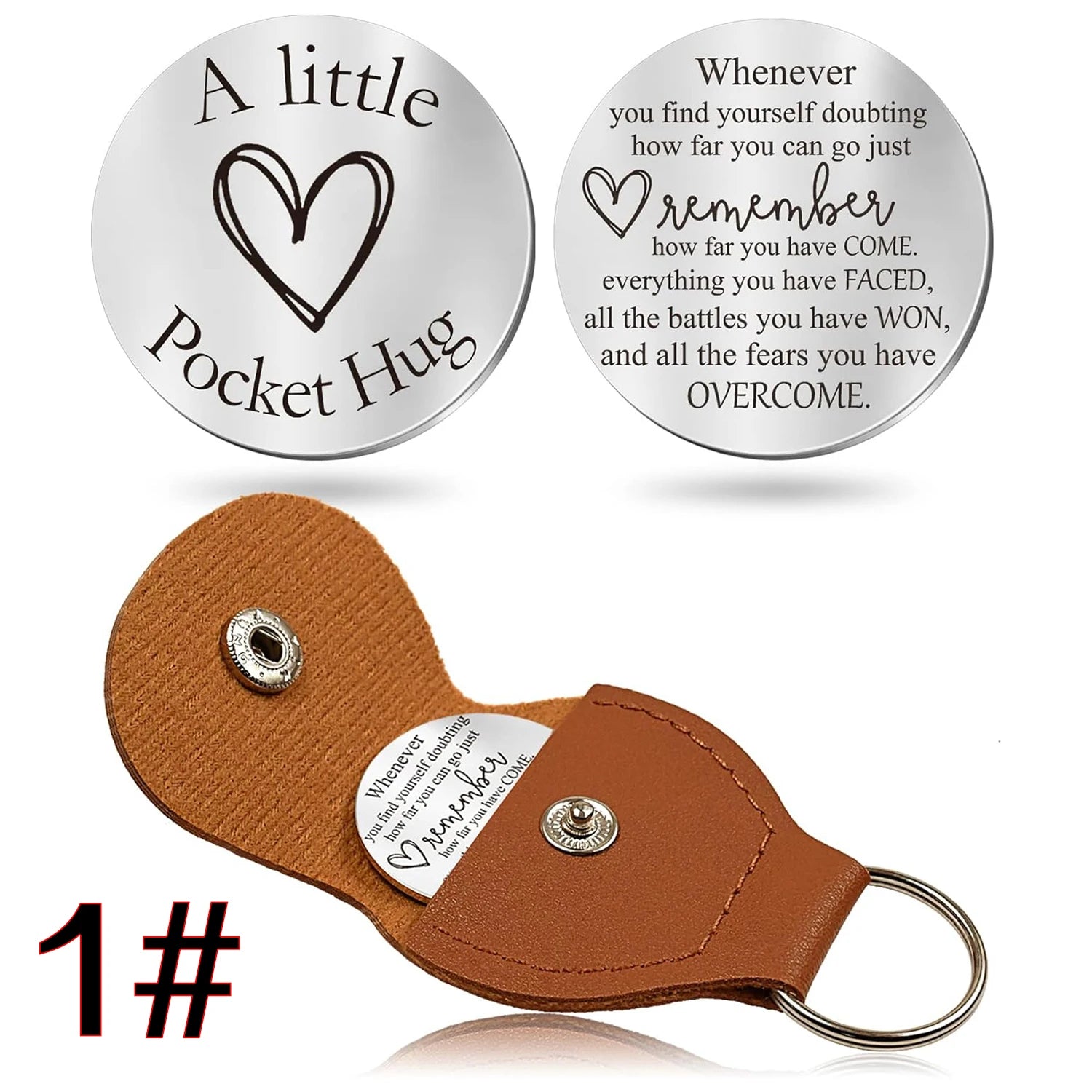 44 styles to choose from Pocket Hug Token Gifts for Men Boyfriend Girlfriend Inspirational Gift for Son Daughter Brother with