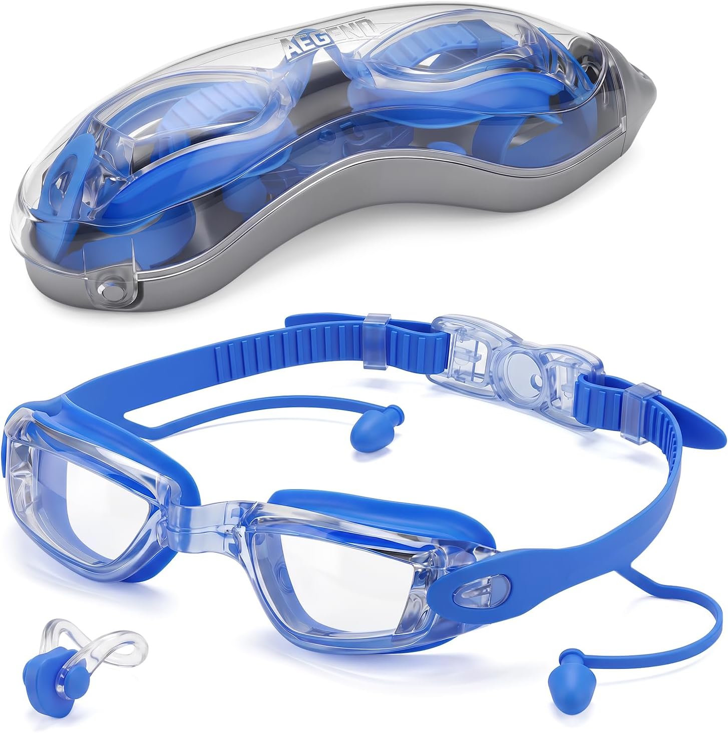 Aegend Swim Goggles, Swimming Goggles No Leaking Full Protection Adult Men Women Youth