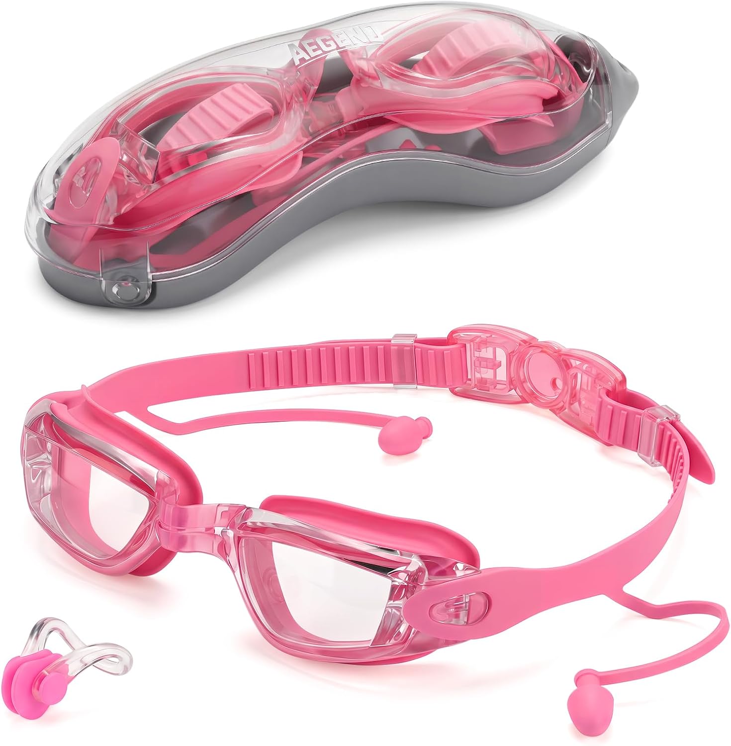 Aegend Swim Goggles, Swimming Goggles No Leaking Full Protection Adult Men Women Youth