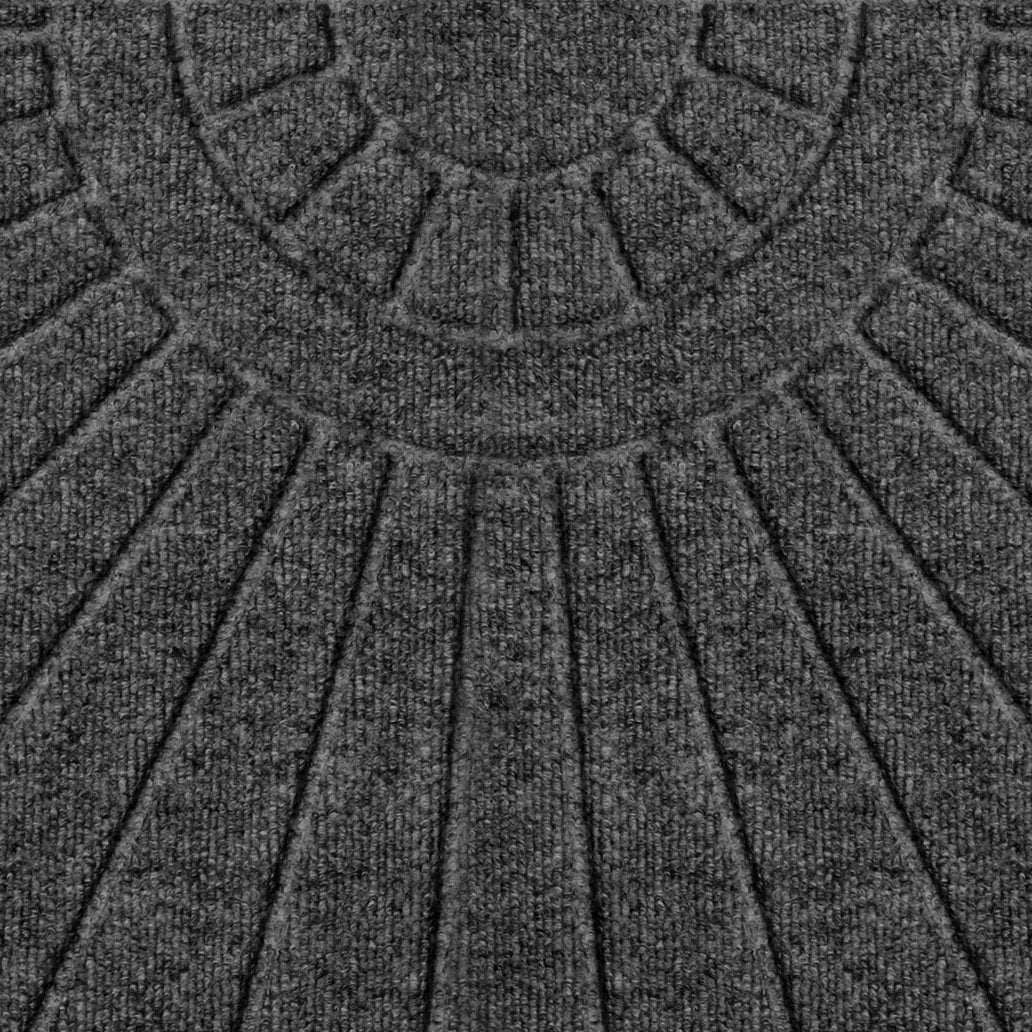 WaterHog Sunburst Half Round Indoor Outdoor Doormat