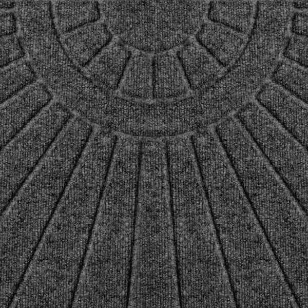 WaterHog Sunburst Half Round Indoor Outdoor Doormat