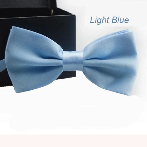 Korean Kids Bowtie For Boys Gril Baby Children Solid Color Bow Tie Reusable Business Fashion Bow Tie Accessories
