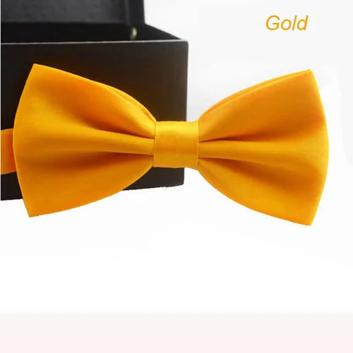 Korean Kids Bowtie For Boys Gril Baby Children Solid Color Bow Tie Reusable Business Fashion Bow Tie Accessories