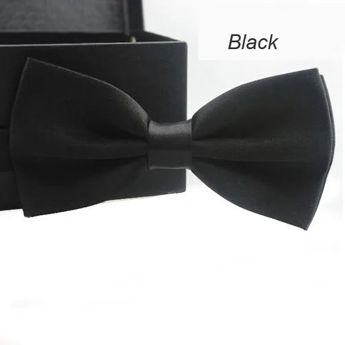 Korean Kids Bowtie For Boys Gril Baby Children Solid Color Bow Tie Reusable Business Fashion Bow Tie Accessories