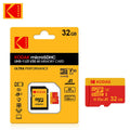KODAK Micro SD Card Memory Card Class 10 256GB 128GB 64GB U3 4K High Speed Cartao De Memoria TF Mecard C10 Flash Memory