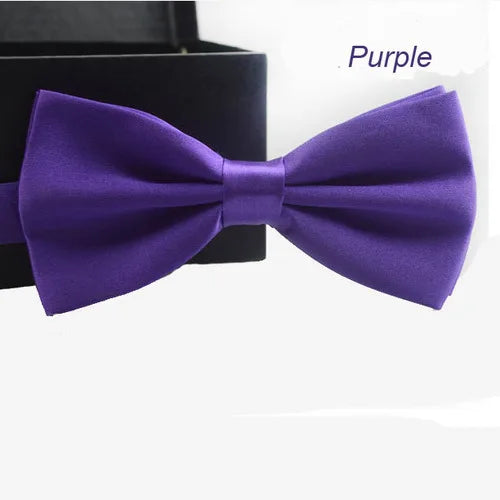 Korean Kids Bowtie For Boys Gril Baby Children Solid Color Bow Tie Reusable Business Fashion Bow Tie Accessories