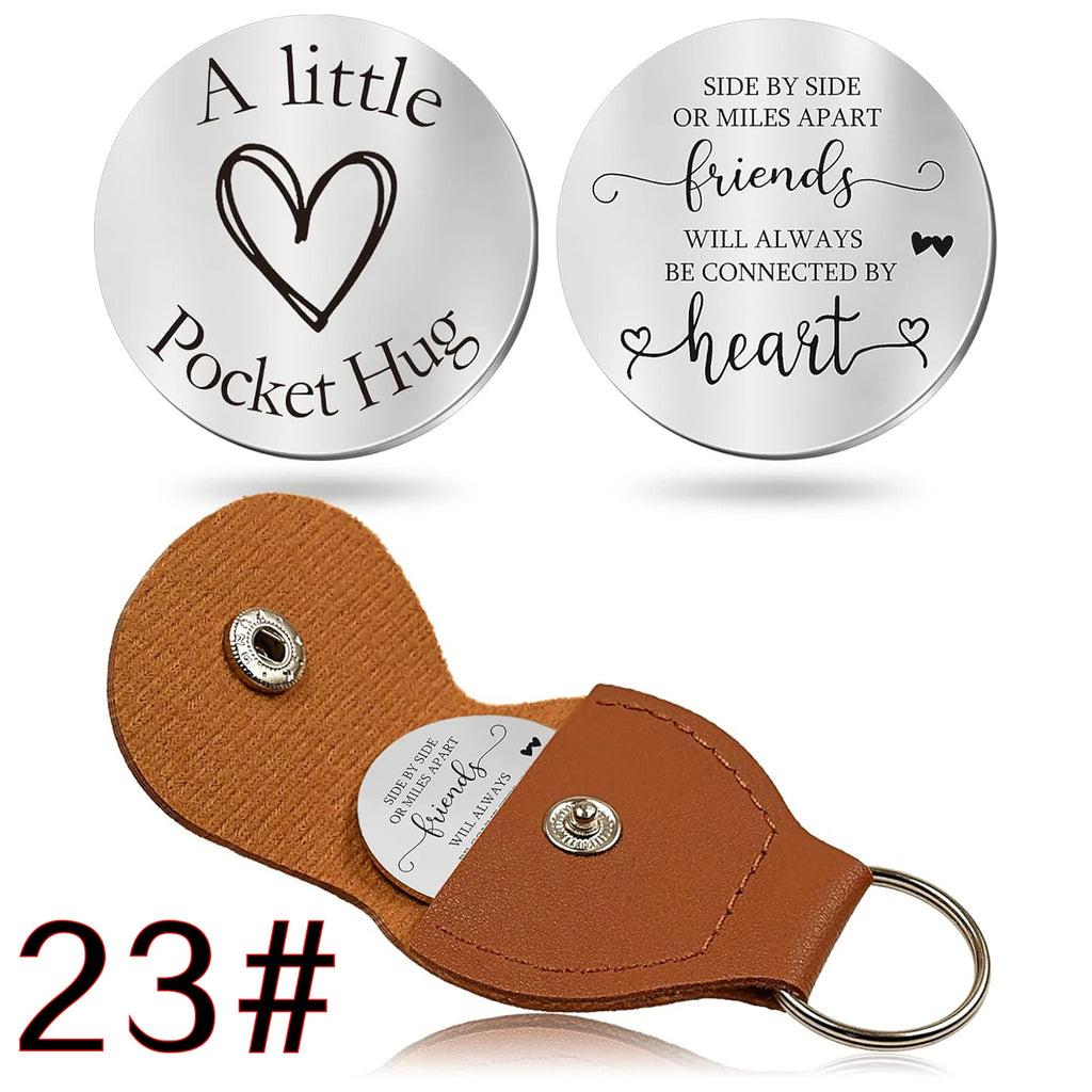 44 styles to choose from Pocket Hug Token Gifts for Men Boyfriend Girlfriend Inspirational Gift for Son Daughter Brother with