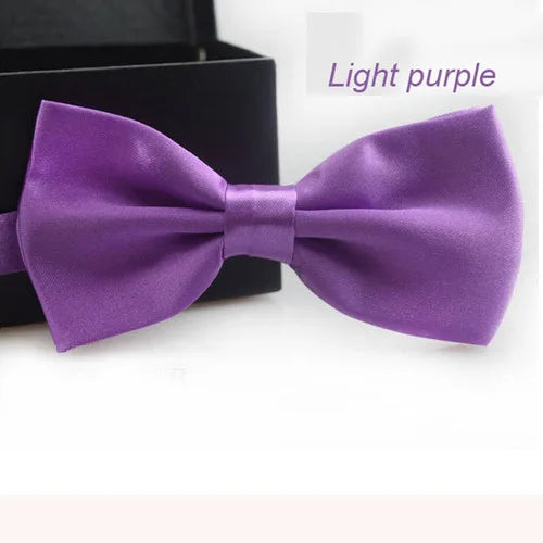 Korean Kids Bowtie For Boys Gril Baby Children Solid Color Bow Tie Reusable Business Fashion Bow Tie Accessories