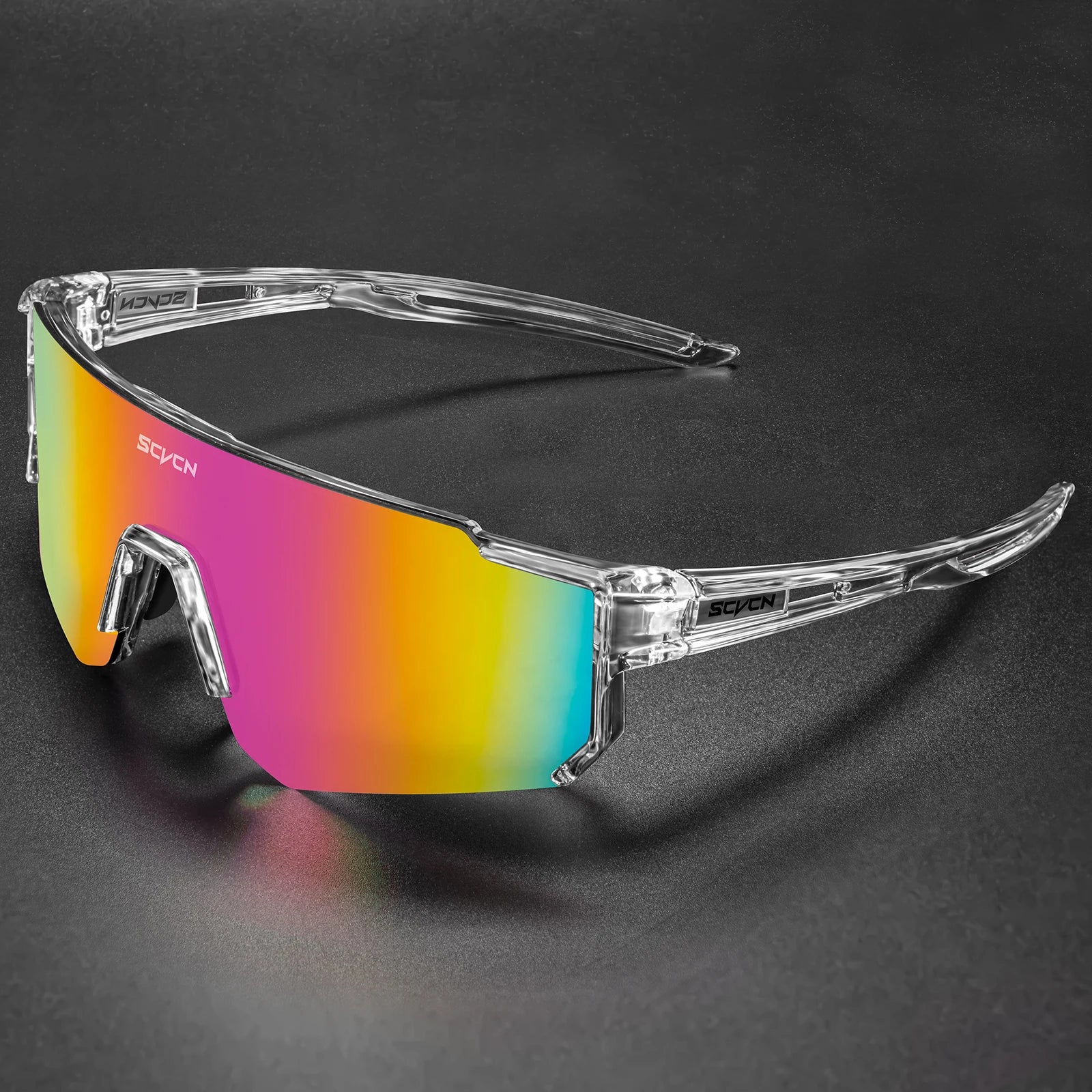 SCVCN New Outdoor Cycling Sunglasses Men Road Driving Bike Glasses Sports Mountain Climbing Women Bicycle Cycling UV400 Goggles