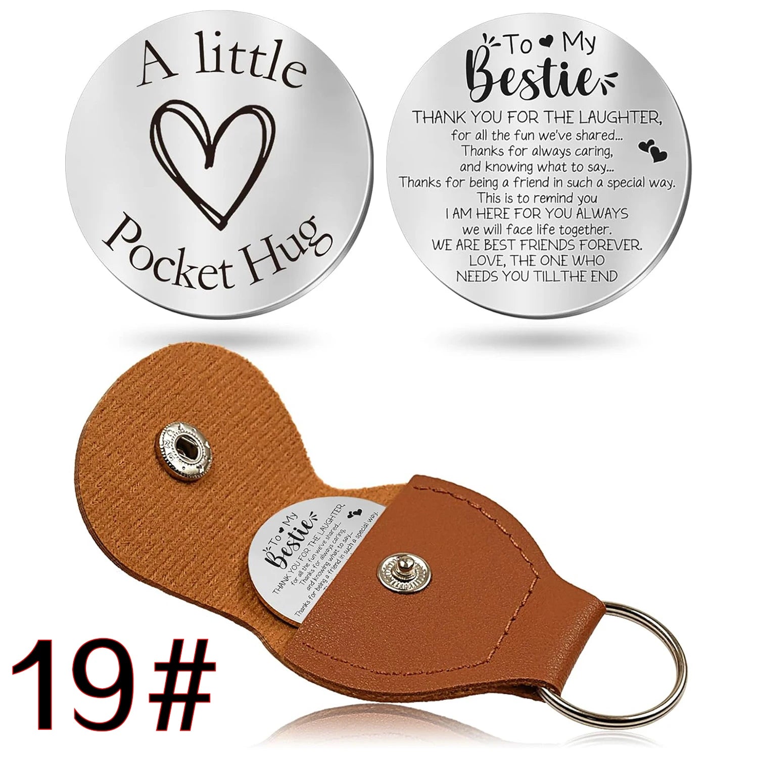 44 styles to choose from Pocket Hug Token Gifts for Men Boyfriend Girlfriend Inspirational Gift for Son Daughter Brother with