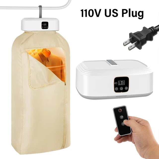 Portable Clothing Dryer Electric Portable Clothes Dryer UV Sterilization Folding Portable Clothing Dryer Foldable Laundry Dryer
