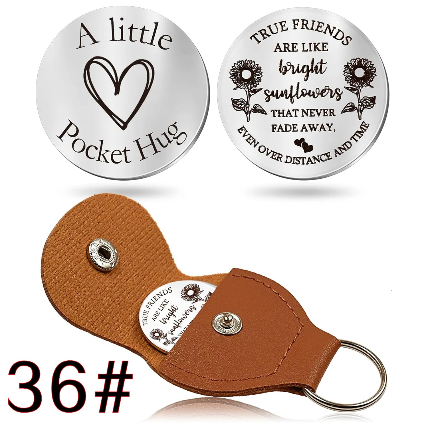 44 styles to choose from Pocket Hug Token Gifts for Men Boyfriend Girlfriend Inspirational Gift for Son Daughter Brother with