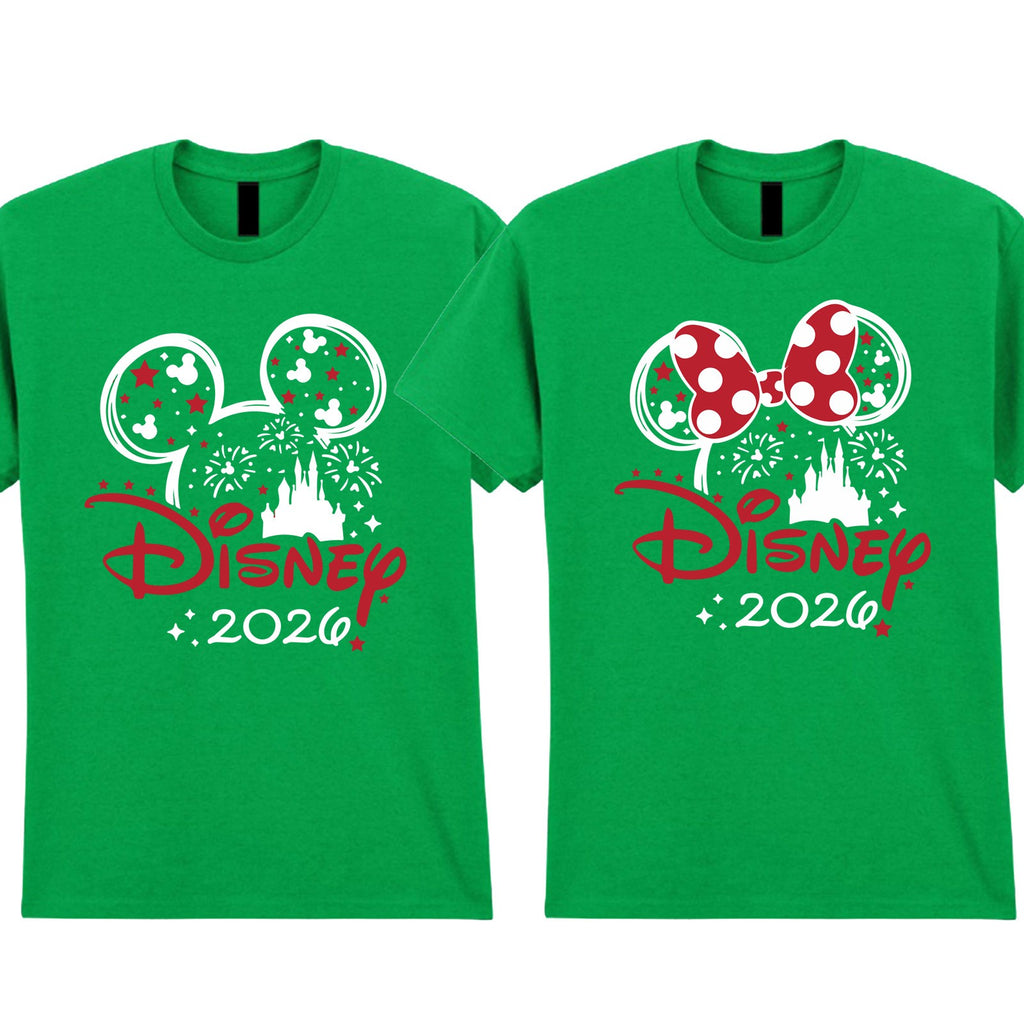 Disney Trip 2026 Family Matching T Shirt Minnie Disneyland Holiday T-Shirt Gift